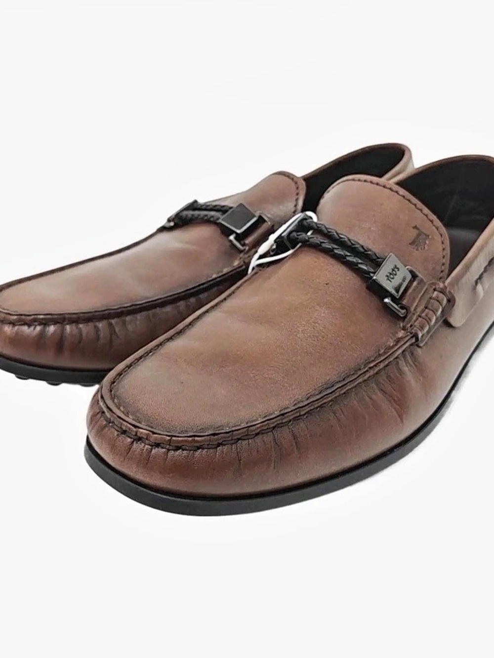 Tod's Gommino Driving Shoes in Leather Brown Leather Loafers